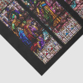 Papier Mousseline Noël en verre souillé de nativité (Détail)