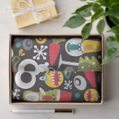 Papier Mousseline Noël et Joyeux Nouvel An (Cadeau)