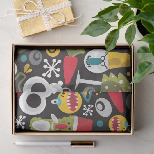 Papier Mousseline Noël et Joyeux Nouvel An (Cadeau)