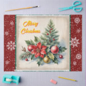 Papier Mousseline Noël festif Belle collection ancienne (Artisanat)