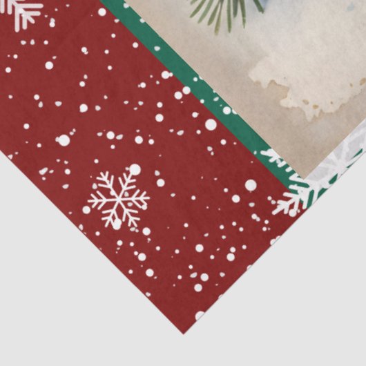 Papier Mousseline Noël festif Belle collection ancienne (Détail)