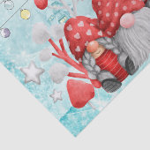 Papier Mousseline Noël Festive Gnomes (Détail)