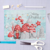 Papier Mousseline Noël Festive Gnomes (Artisanat)