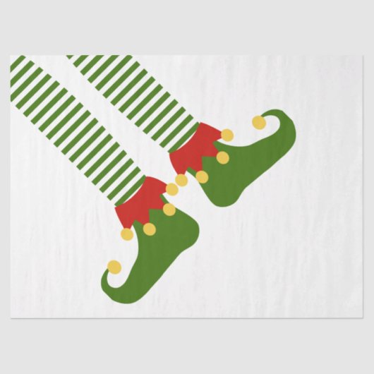 Papier Mousseline Noël Funny Festif Elf Festif Festif Shelf Amusant (Recto)