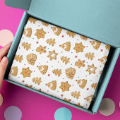 Papier Mousseline Noël Gingerbread Cookies Amusants Motif moderne