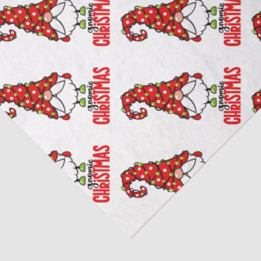 Papier Mousseline Noël Gnomie (Détail)
