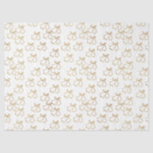 Papier Mousseline Noël Gold Series Design 3 (Recto)