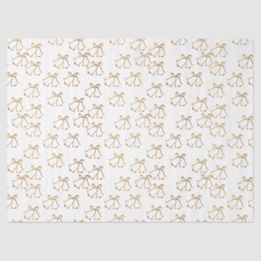 Papier Mousseline Noël Gold Series Design 3 (Recto)