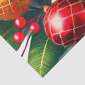 Papier Mousseline Noël hawaïen - Tropical Wreath (Détail)