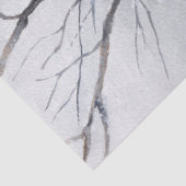 Papier Mousseline Noël hiver Cardinal Oiseau Aquarelle (Détail)