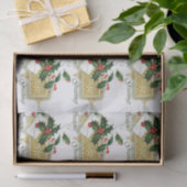 Papier Mousseline Noël Joyeuses Fêtes (Cadeau)