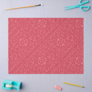 Papier Mousseline Noël Marbre Tourbillon Rouge Vert et Rose