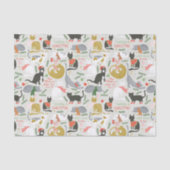 Papier Mousseline Noël Meowy (Recto)