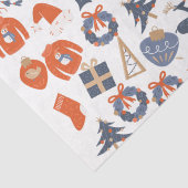 Papier Mousseline Noël mignon (Détail)