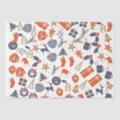 Papier Mousseline Noël mignon (Recto)