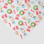 Papier Mousseline Noël mignon Plus merveilleux de l'année (Détail)