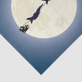 Papier Mousseline Noël militaire de père Noël, Sleigh et F-16 Jets (Détail)