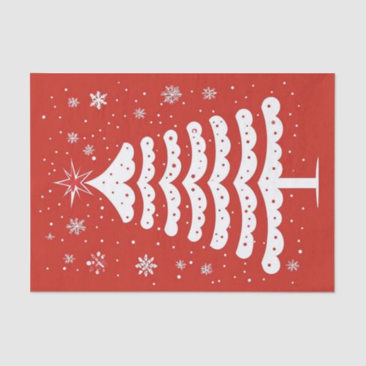 Papier Mousseline Noël moderne (Recto)