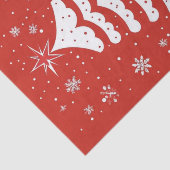 Papier Mousseline Noël moderne (Détail)