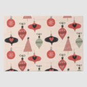 Papier Mousseline Noël moderne du milieu du siècle (Recto)