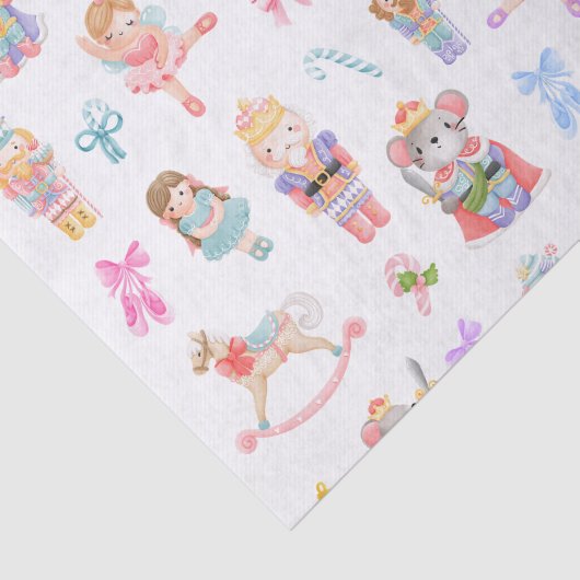 Papier Mousseline Noël Motif Nutcracker (Détail)