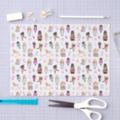 Papier Mousseline Noël Motif Nutcracker (Artisanat)