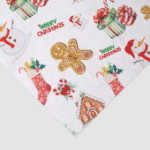 Papier Mousseline Noël Motif sans ambages (Détail)