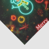 Papier Mousseline Noël Neon Populaire Collection de vacances (Détail)