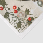 Papier Mousseline Noël noir et blanc (Détail)