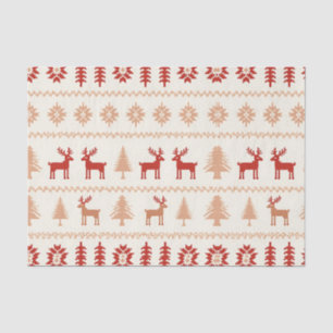Papier Mousseline Noël nordique
