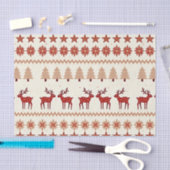 Papier Mousseline Noël nordique (Artisanat)