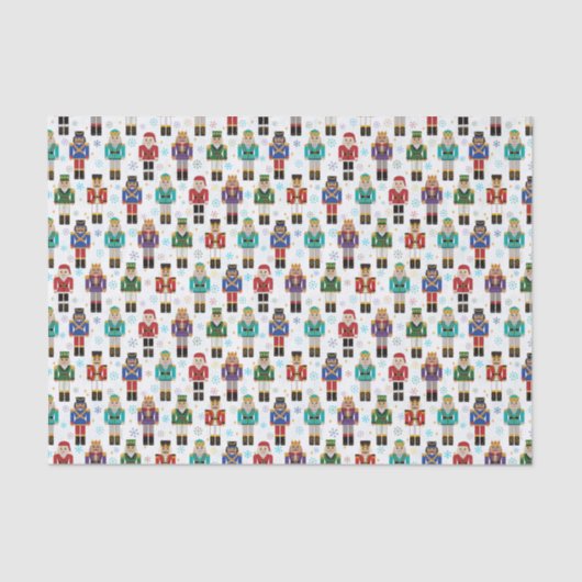 Papier Mousseline Noël Nutcracker Jouet Soldat Vacances (Recto)