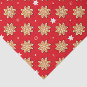 Papier Mousseline Noël Pain d'épice de neige Cookies (Détail)