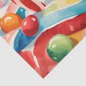 Papier Mousseline Noël pain d'épices maisons papier de tissu (Détail)