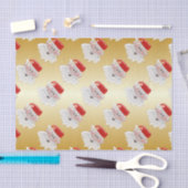 Papier Mousseline Noël père Noël Design (Artisanat)