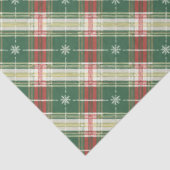 Papier Mousseline Noël Plaid 9 (Détail)