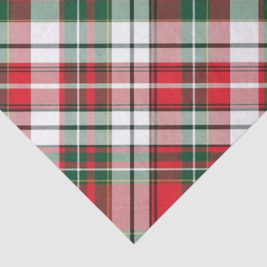 Papier Mousseline Noël Plaid brillant #2 (Détail)