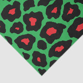 Papier Mousseline Noël Pop Leopard (Détail)