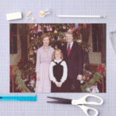 Papier Mousseline Noël Président James Jimmy Carter Maison Blanche (Artisanat)