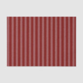 Papier Mousseline Noël Rayures Rouges (Recto)