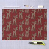 Papier Mousseline Noël Red Reindeer (Artisanat)