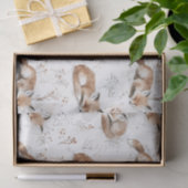 Papier Mousseline Noël Renards Coquets (Cadeau)