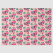 Papier Mousseline Noël rétro Brite brillant (Recto)