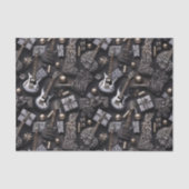 Papier Mousseline Noël Rockin (Recto)