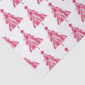 Papier Mousseline Noël rose (Détail)