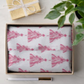 Papier Mousseline Noël rose (Cadeau)