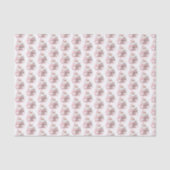 Papier Mousseline Noël rose (Recto)