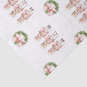 Papier Mousseline Noël rose Nutcracker (Détail)