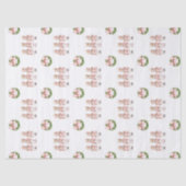 Papier Mousseline Noël rose Nutcracker (Recto)