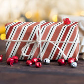 Papier Mousseline Noël rouge et blanc